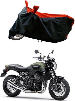 AESTRYD Two Wheeler Cover for Kawasaki(Z900RS BS6, Red)