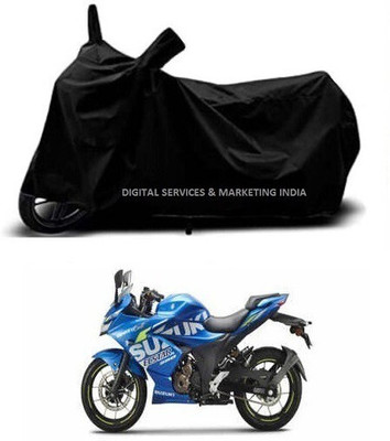 DeepShakshi AUTOMOTIVE Waterproof Two Wheeler Cover for Suzuki(Gixxer SF 250, Black)