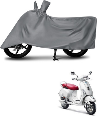 aosis Two Wheeler Cover for Vespa(Elegante 150, Grey)