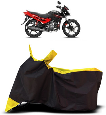 VESMEI Two Wheeler Cover for Hero(Glamour FI, Yellow)
