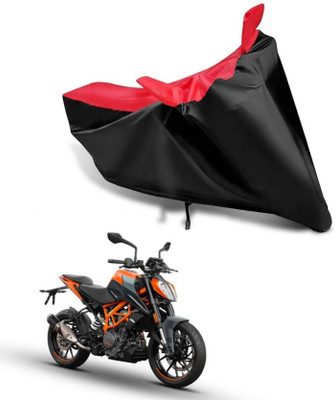 KEDIT Two Wheeler Cover for KTM(Red, Black)