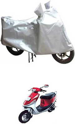 THE REAL ARV Waterproof Two Wheeler Cover for Kinetic(Silver)