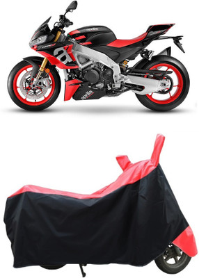 CRONEX Waterproof Two Wheeler Cover for Aprilia(Tuono 150, Black, Red)