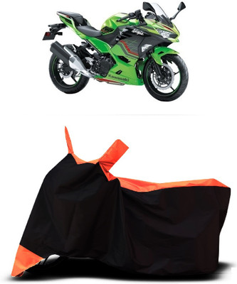 VESMEI Two Wheeler Cover for Kawasaki(Ninja 400, Orange)
