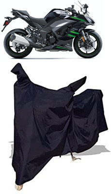 Amexride Two Wheeler Cover for Kawasaki(Ninja 1000 BS6, Black)
