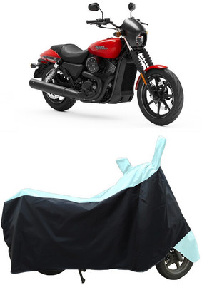 Coxtor Waterproof Two Wheeler Cover for Harley Davidson(Street 750, White)