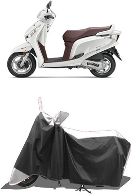 SUGASHRI Waterproof Two Wheeler Cover for Honda(Aviator, White, Black)