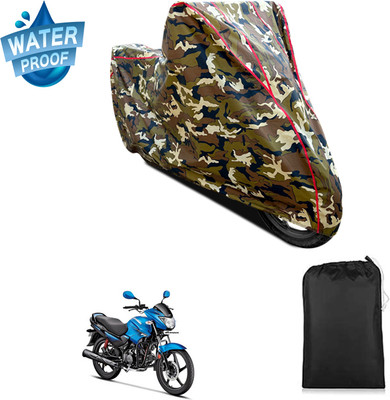 PAGORA Waterproof Two Wheeler Cover for Hero(Glamour Programmed FI BS6, Yellow)