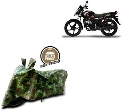 THE REAL ARV Waterproof Two Wheeler Cover for Mahindra(Pantero, Multicolor)