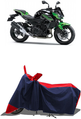 SUGASHRI Waterproof Two Wheeler Cover for Kawasaki(Z400 BS6, Red, Blue)