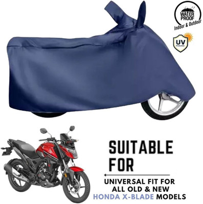 ZAQE Waterproof Two Wheeler Cover for Honda(X-Blade, Blue)