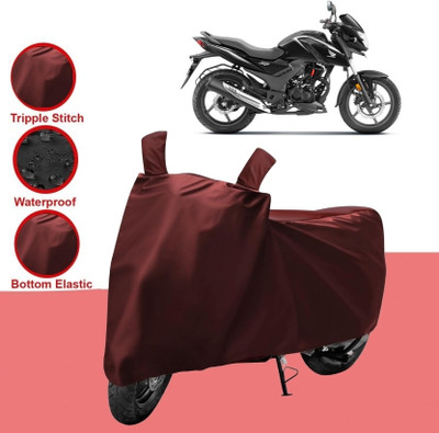 HWSXQAE Two Wheeler Cover for Honda(SP125, Maroon)