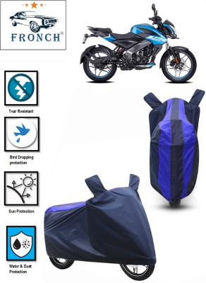 FRONCH Waterproof Two Wheeler Cover for Bajaj(Pulsar NS125 BS6, Blue)