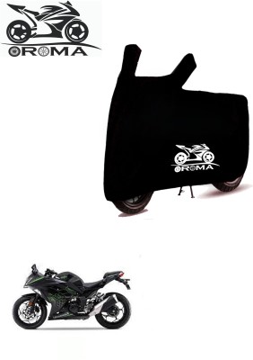 THE REAL ARV Waterproof Two Wheeler Cover for Kawasaki(Ninja 300 BS6, Black)