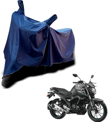 KEDIT Two Wheeler Cover for Yamaha(FZ 25, Blue)
