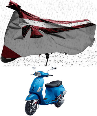 RRZ Two Wheeler Cover for Suzuki(Access, Maroon, Silver)