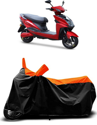 OliverX Waterproof Two Wheeler Cover for Okinawa(Raise BS6, Orange)