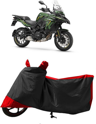 GROFATIK Two Wheeler Cover for Benelli(TRK 502, Red)