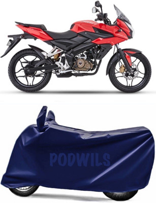 PODWILS Two Wheeler Cover for Bajaj(Pulsar AS 150, Blue)
