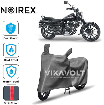 NOIREX Two Wheeler Cover for Bajaj(Avenger 220 Street, Grey)
