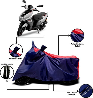 DeepShakshi AUTOMOTIVE Two Wheeler Cover for TVS(Ntorq 125, Red, Blue)
