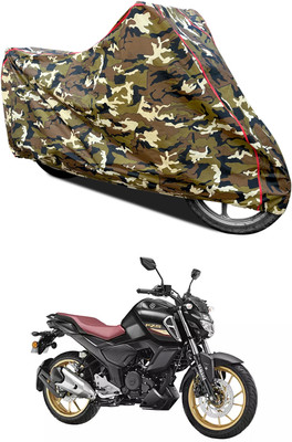 AutoGalaxy Waterproof Two Wheeler Cover for Yamaha(FZ S FI New, Yellow)
