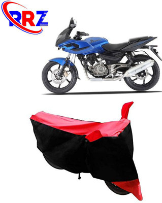 AutoGalaxy Waterproof Two Wheeler Cover for Bajaj(Pulsar 220 DTS-i, Black, Red)