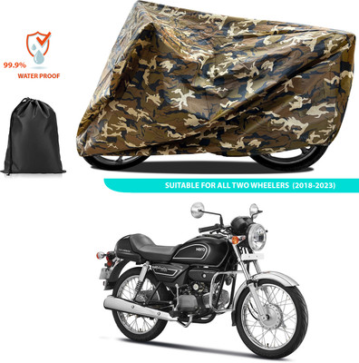 PAGORA Waterproof Two Wheeler Cover for Hero(Splendor Pro Classic, Yellow)