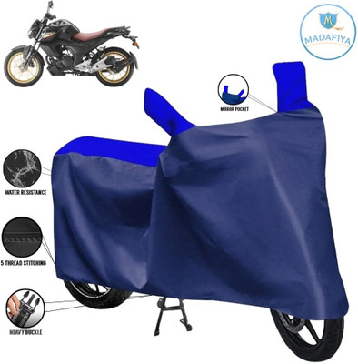 MADAFIYA Waterproof Two Wheeler Cover for Yamaha(FZS-FI, Blue, Multicolor)
