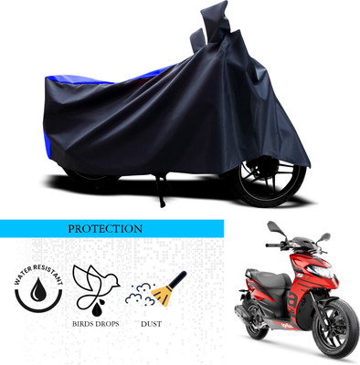 ANTHUB Waterproof Two Wheeler Cover for Aprilia(SR 125, Black, Blue)