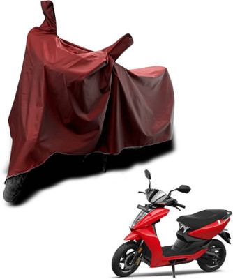 KEDIT Two Wheeler Cover for Ather(450 X, Maroon)