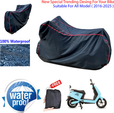 AUTOCAD Waterproof Two Wheeler Cover for Hero(Electric E-Sprint, Black)