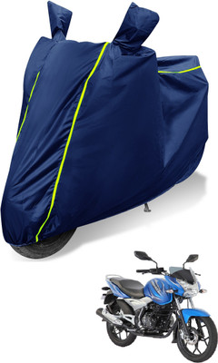 Auto Hub Waterproof Two Wheeler Cover for Bajaj(Discover 125 DTS-i, Blue)
