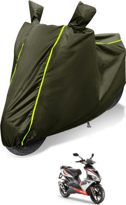 MOCKHE Waterproof Two Wheeler Cover for Aprilia(SR 150, Green)