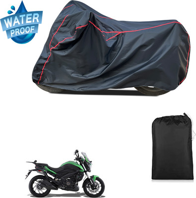 GOSHIV-car and bike accessories Waterproof Two Wheeler Cover for Bajaj(Dominar 400 BS6, Black)