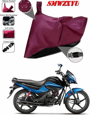 smwzxyu Waterproof Two Wheeler Cover for Hero(Splendor I Smart, Maroon)