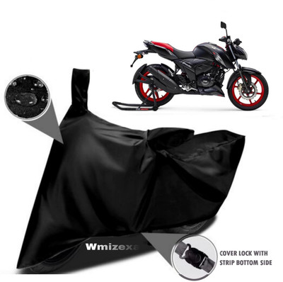 APNEK Waterproof Two Wheeler Cover for TVS(Apache RTR 180, Black)