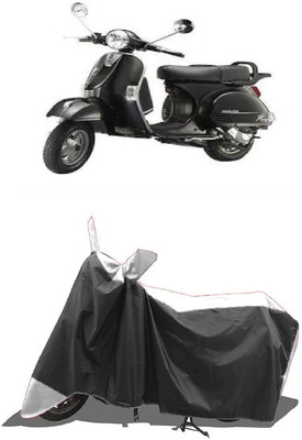 SUGASHRI Waterproof Two Wheeler Cover for LML(Star Euro, White, Black)