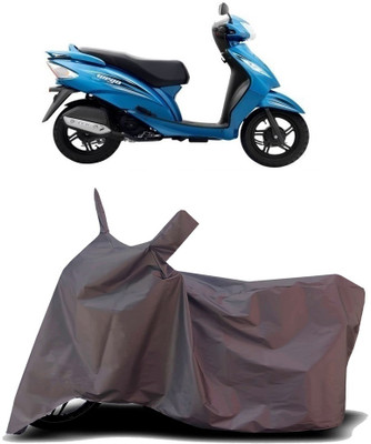 VESMEI Two Wheeler Cover for TVS(Wego BS6, Blue)