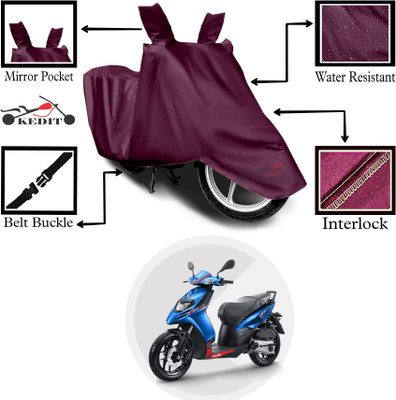 KEDIT Two Wheeler Cover for Aprilia(SR 125, Maroon)