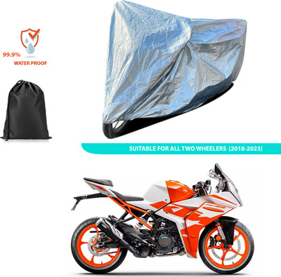 PAGORA Waterproof Two Wheeler Cover for KTM(RC 125 BS6, Silver)