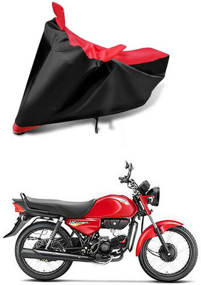 DeepShakshi AUTOMOTIVE Two Wheeler Cover for Hero(HF Dawn, Red, Black)