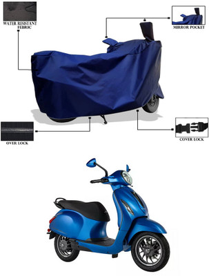CODOKI Waterproof Two Wheeler Cover for Bajaj(Chetak, Blue)