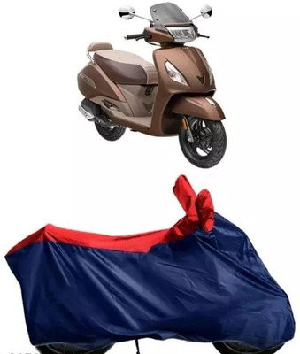 Sunguard Waterproof Two Wheeler Cover for TVS(Jupiter, Blue, Red)