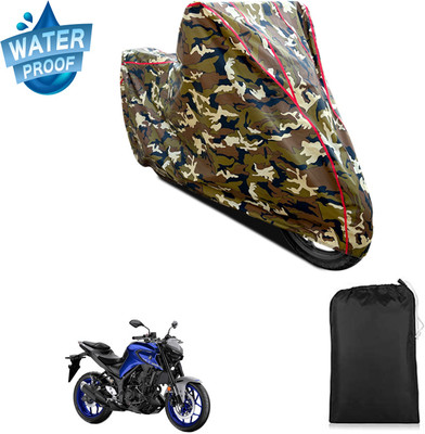 PAGORA Waterproof Two Wheeler Cover for Yamaha(MT 03, Yellow)
