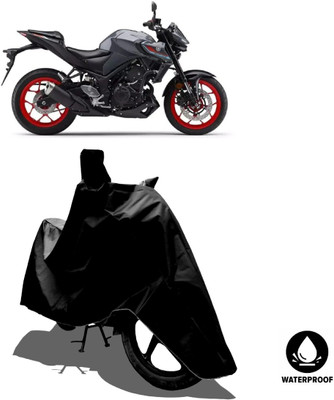 Amexride Waterproof Two Wheeler Cover for Yamaha(MT 03 BS6, Black)