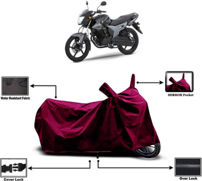 KEDIT Two Wheeler Cover for Yamaha(SZ R, Maroon)