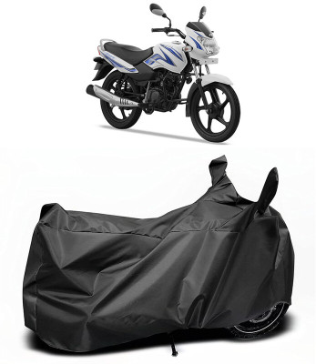 MADAFIYA Two Wheeler Cover for TVS(Sport, Black)
