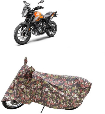 Coxtor Waterproof Two Wheeler Cover for KTM(390 Adventure BS6, Multicolor)