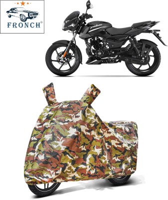 FRONCH Waterproof Two Wheeler Cover for Bajaj(Pulsar 125, Multicolor)